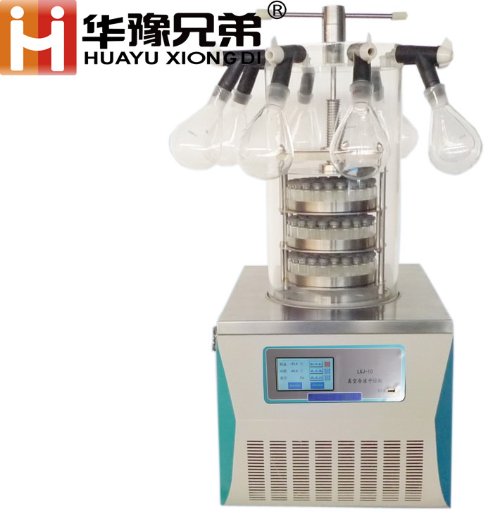 <strong><strong>LGJ-10多歧管凍干機(jī)實(shí)驗(yàn)室壓蓋冷凍干燥機(jī)</strong></strong>